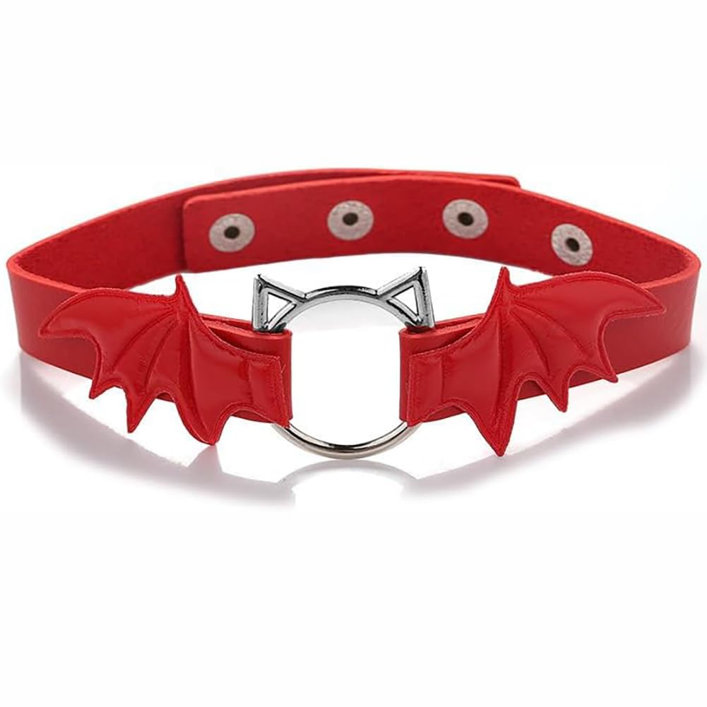 Animal Cosplay Costume Furry Fox Tail Plug Cute Ears Headband Bat Style Neck Collar Set