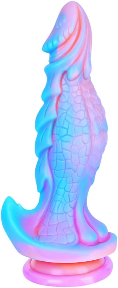 9.8 Inch Huge Fantasy Dildo from Monster with Large Suction Cup, Silicone Dragon Dildo XL Anal Plug Flexible G-spot Adult Big Penis for Women & Men