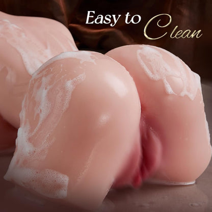 Goyha 3 in 1 Sex Doll Male Masturbator with Realistic Boobs Vagina and Anal | Lifelike Torso Masturbator Love Doll Pocket Pussy with Built-in Spine 5.9lb Pussy Ass Male Sex Toy for Men Masturbation