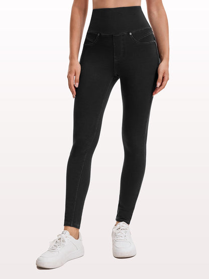 Stretchy Jeans for Women High Waisted Jeggings Tummy Control Slim Fit Jeans Pull On with Pockets Stylish Casual