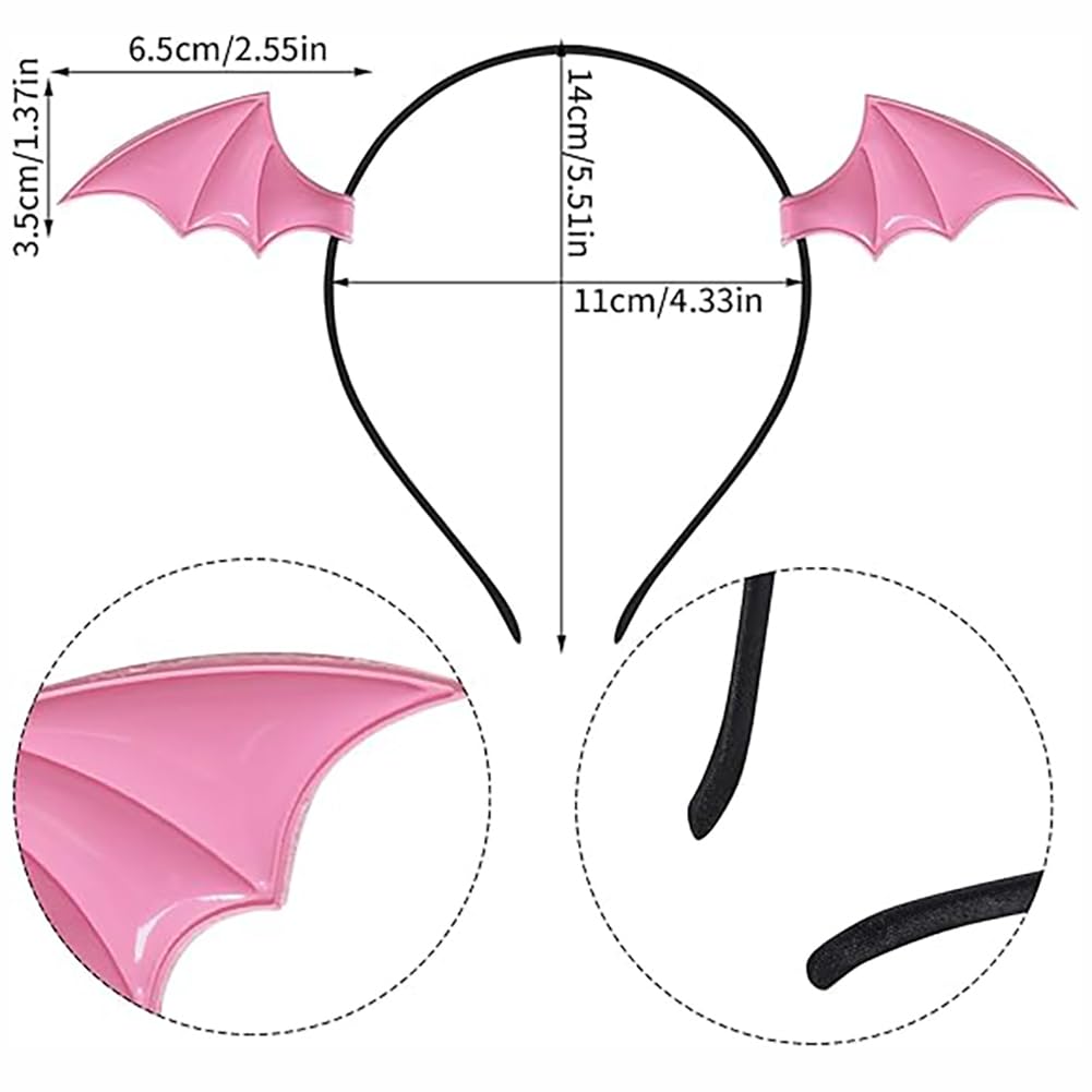 Animal Cosplay Costume Furry Fox Tail Plug Cute Ears Headband Bat Style Neck Collar Set