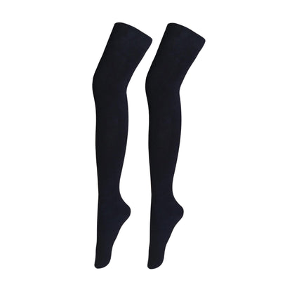 Bestjybt Thigh High Socks Cotton Warm Long Over Knee High Stockings | Knee High Socks, Stay in Place Well, Comfortable, Soft, Thick, Suitable For Winter/Snowy Weather, Smooth Look, Well Made