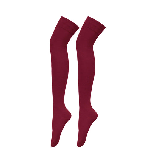 Bestjybt Thigh High Socks Cotton Warm Long Over Knee High Stockings | Knee High Socks, Stay in Place Well, Comfortable, Soft, Thick, Suitable For Winter/Snowy Weather, Smooth Look, Well Made