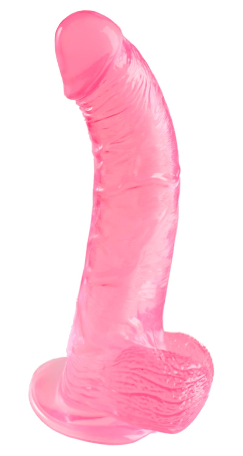 10 Inch Clear Dildo Big Dildos, Soft Realistic Huge Dildo with Strong Suction Cup for Hands-Free and Anal Play, Big G-spot Dildo Anal Sex Toys for Women and Couple
