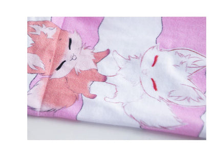 SINROYEE Sexy Cosplay Knee High Stockings Anime Cartoon Printing Thigh High Socks