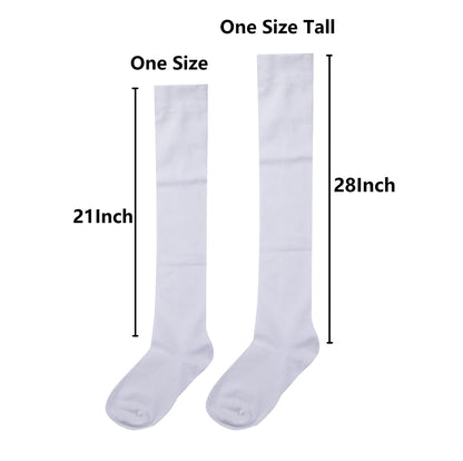 Bestjybt Thigh High Socks Cotton Warm Long Over Knee High Stockings | Knee High Socks, Stay in Place Well, Comfortable, Soft, Thick, Suitable For Winter/Snowy Weather, Smooth Look, Well Made