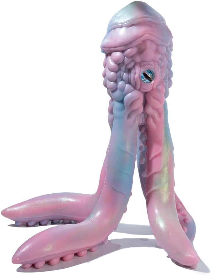 Fantasy Masturbator Male Masturbator with 4 Soft Tentacles Fantasy Sex Toys | Fantasy Male Masturbator Enclosed Single-Channel,Fantasy Stroker with 4 Silicone Tentacles Anal Plug and Monster Dildo
