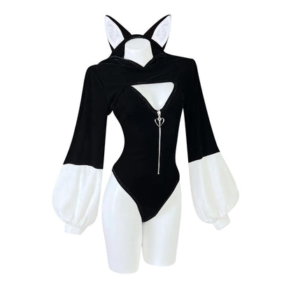 Fox Cosplay Lingerie Anime Bodysuit | Anime Cosplay，Kawaii Cosplay，Exotic Costumes，Fox Costume，Sexy Costume，Women's Bodysuit，Festival Outfit，Fox Cosplay