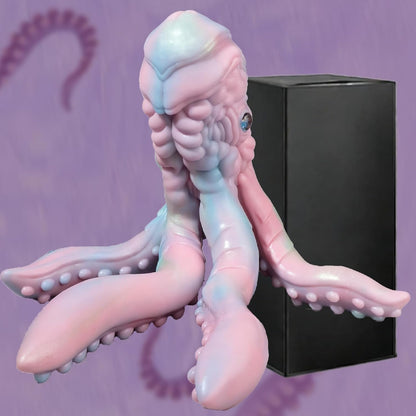 Fantasy Masturbator Male Masturbator with 4 Soft Tentacles Fantasy Sex Toys | Fantasy Male Masturbator Enclosed Single-Channel,Fantasy Stroker with 4 Silicone Tentacles Anal Plug and Monster Dildo
