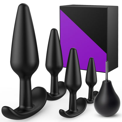 Anal Plug Vibrating Butt Plug, Adult Sex Toys 3PCS Silicone Anal Plugs, Anal Sex Toys with Remote Control 10 Vibrating Vibrator for Men, Anal Toys Adult Sex Toy & Games Prostate Massager