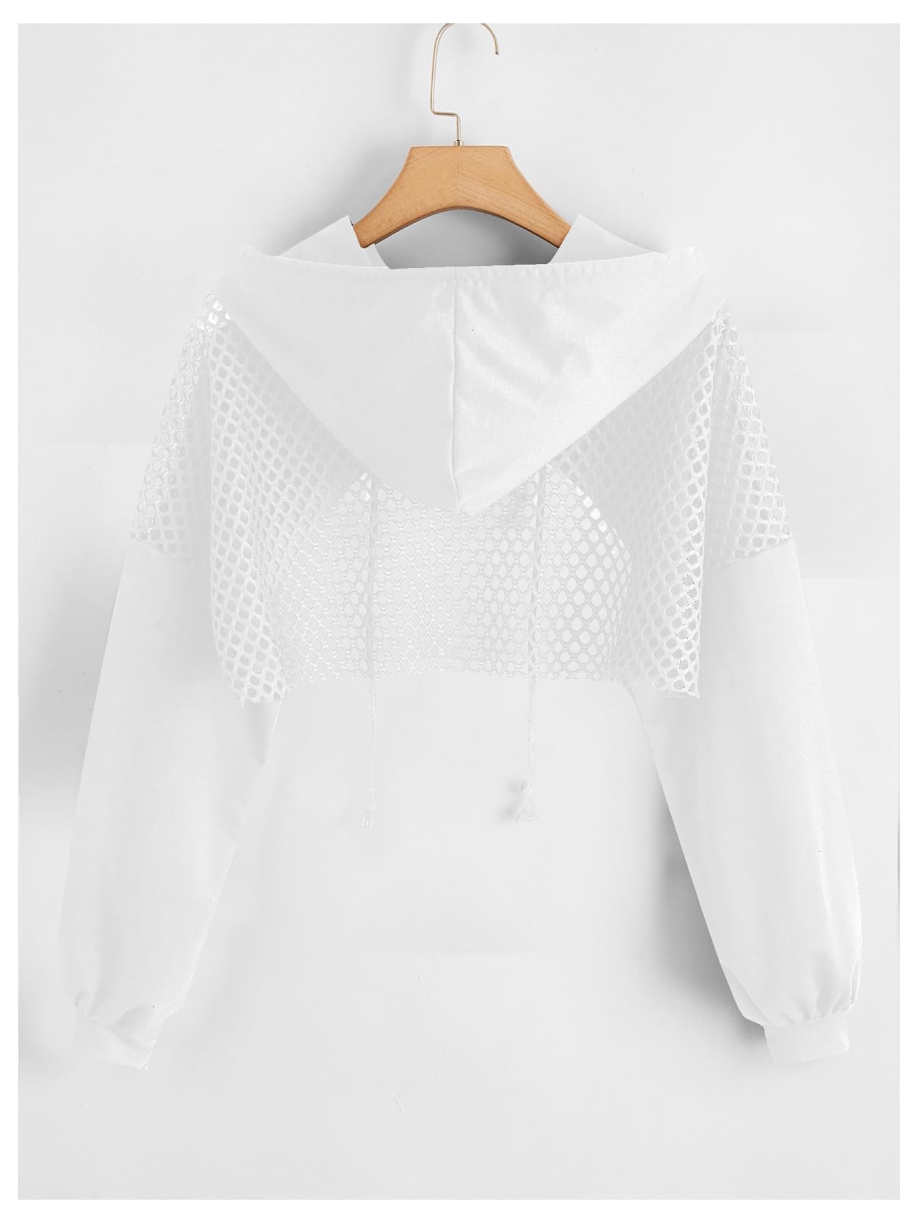 SweatyRocks Casual Cut Out Long Sleeve Pullover Crop Top Sweatshirt | Cropped Hoodie, Crop Top Hoodies, Long Sleeve Going Out Tops, Fall Fashion Clothes