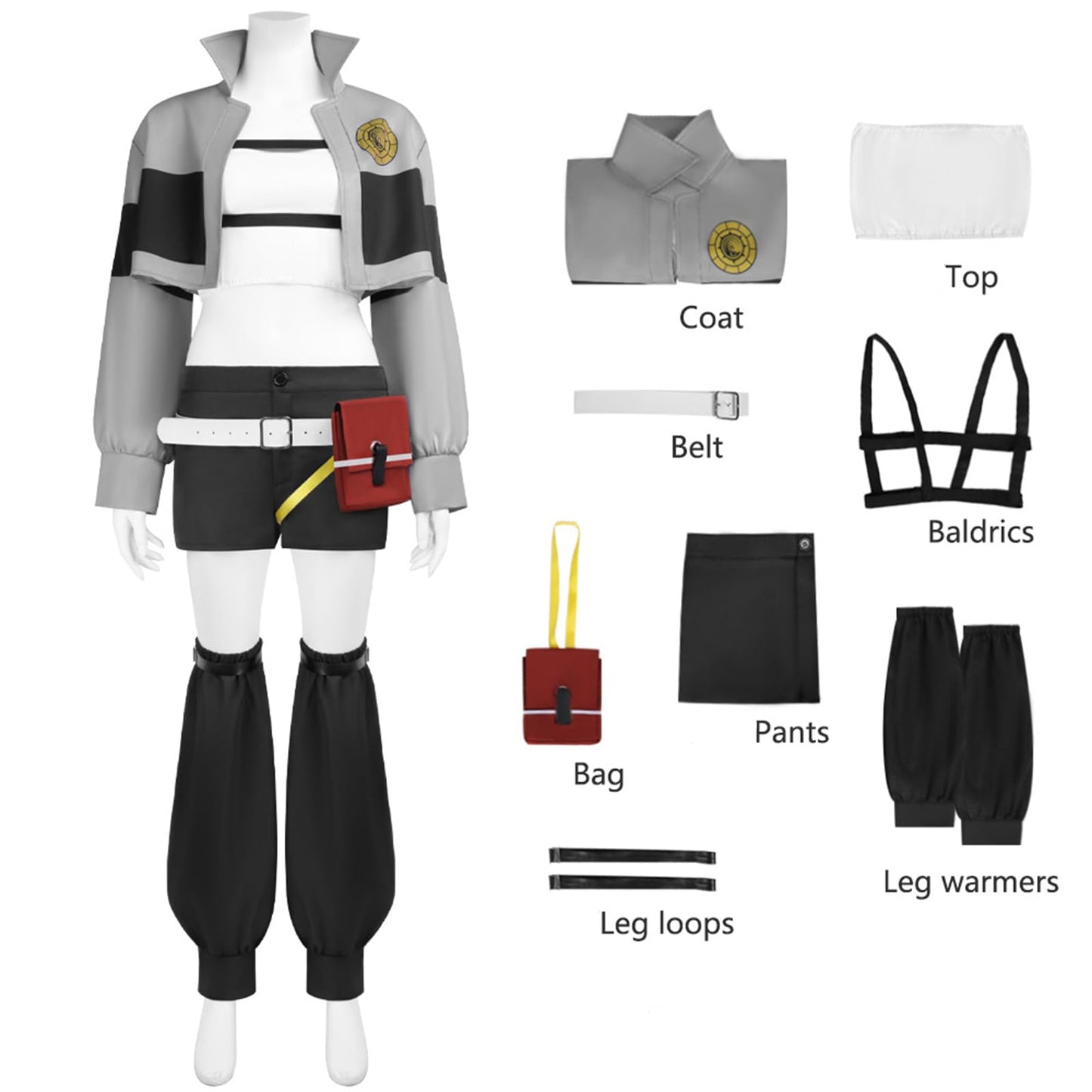 Riyo Cosplay Costume Outfit Jacket Gachiakuta Cosplay Women Suit Set Full for Halloween