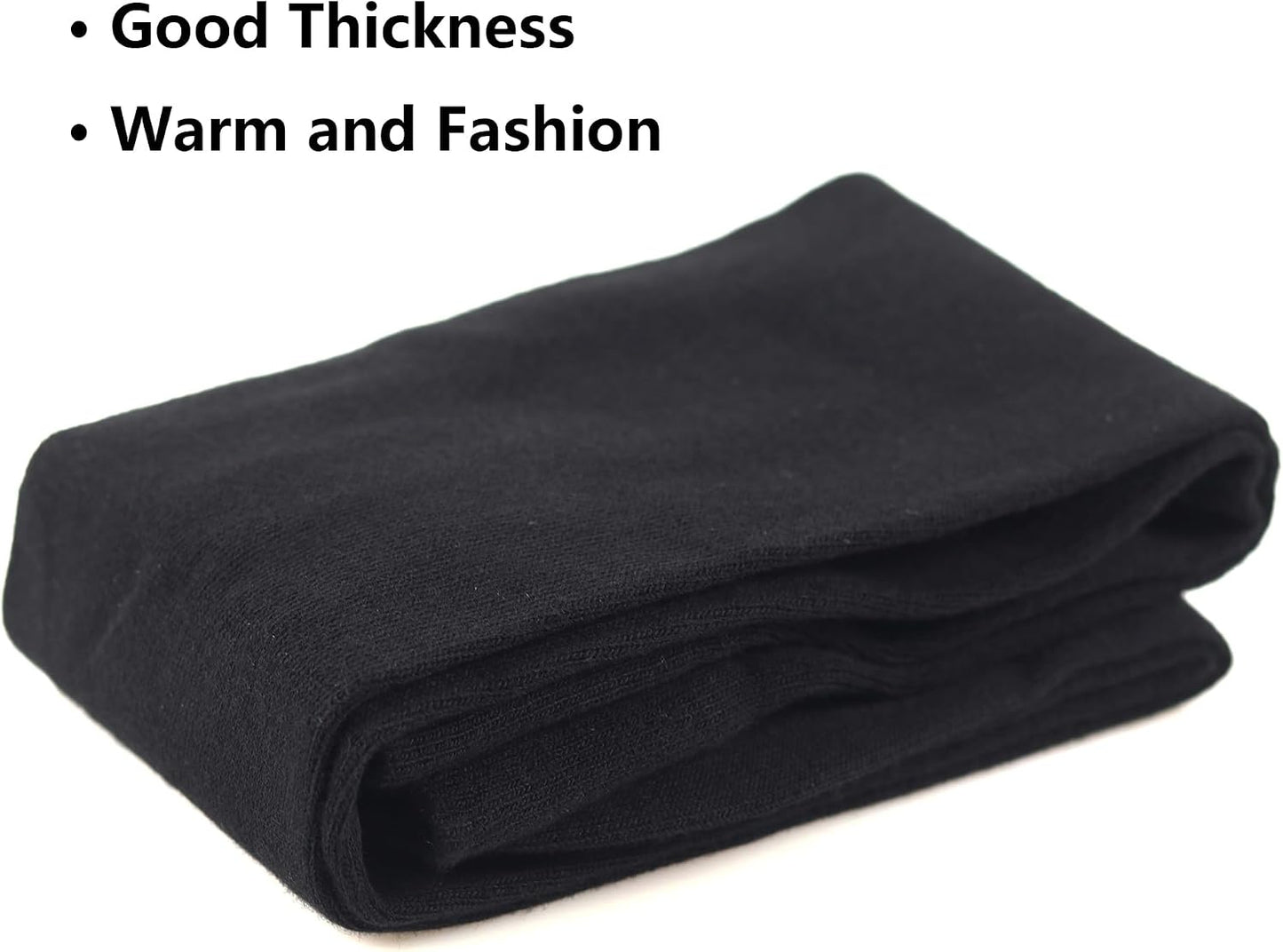Bestjybt Thigh High Socks Cotton Warm Long Over Knee High Stockings | Knee High Socks, Stay in Place Well, Comfortable, Soft, Thick, Suitable For Winter/Snowy Weather, Smooth Look, Well Made