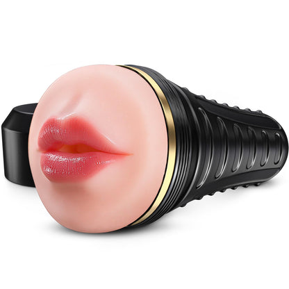 Male Masturbator Realistic Pocket Pussy Vagina Textured with 7.5in Depth Soft and Fleshy Texture,Penis Training Masturbators Sex Machine Toy for Men (Transparent)
