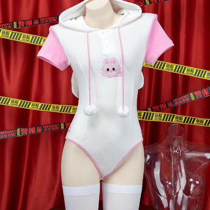 Sexy cosplay tight fitting anime cute jumpsuit anime Japanese cute lingerie with hat anchor performance suit