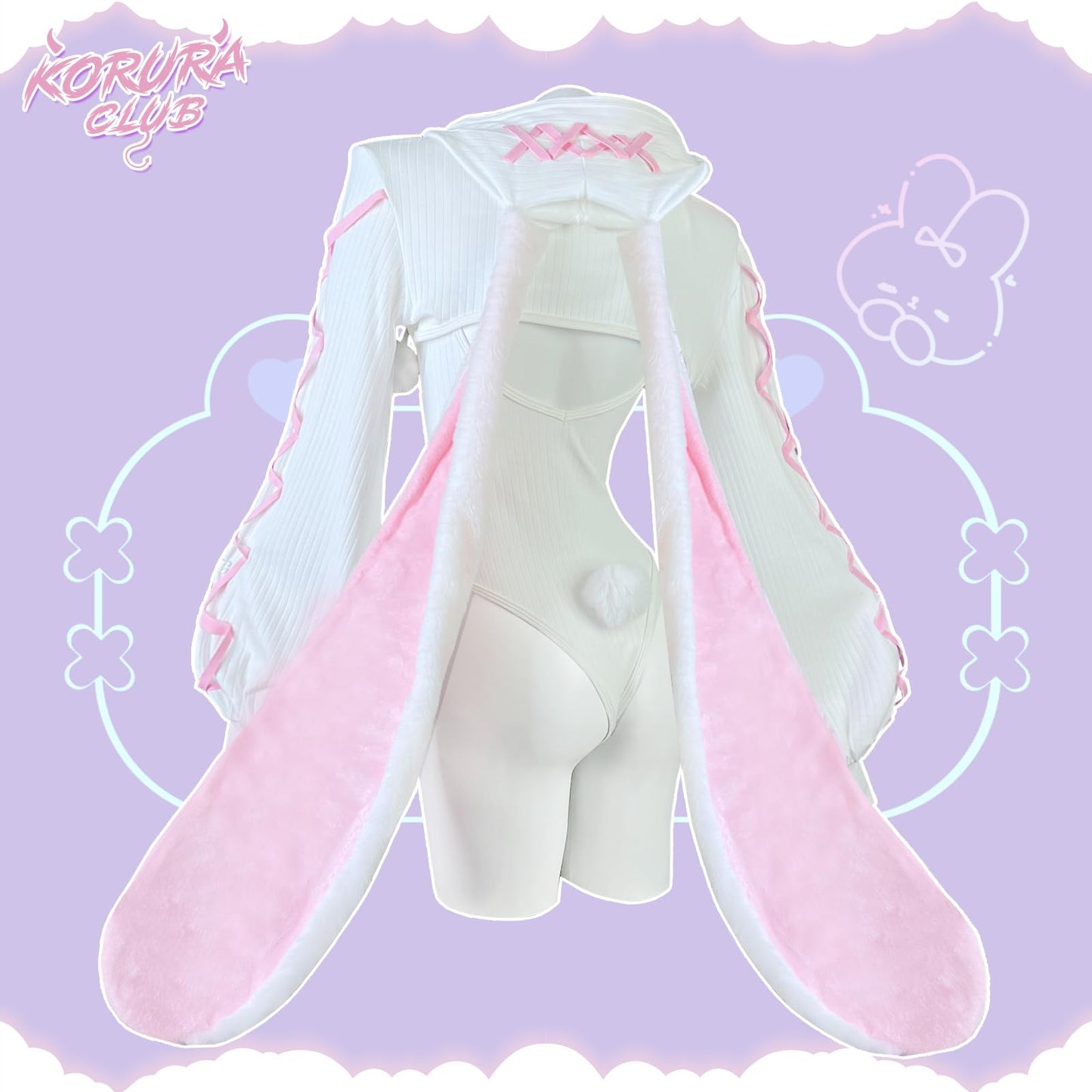 Bunny Bodysuit Maid Outfit Cosplay Set | Exotic Costumes，Bunny Costume，Animal Costume，Cosplay Lingerie Set，Kawaii Cosplay，Halloween Costume，Festival Outfit