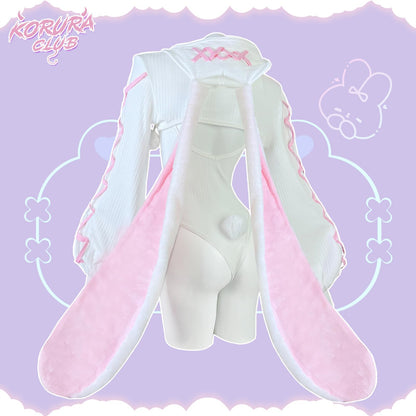 Bunny Bodysuit Maid Outfit Cosplay Set | Exotic Costumes，Bunny Costume，Animal Costume，Cosplay Lingerie Set，Kawaii Cosplay，Halloween Costume，Festival Outfit