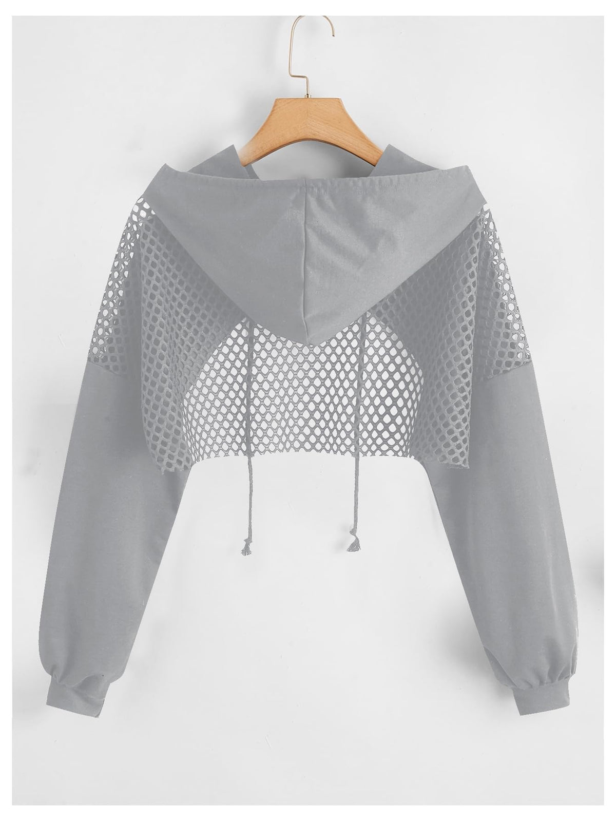 SweatyRocks Casual Cut Out Long Sleeve Pullover Crop Top Sweatshirt | Cropped Hoodie, Crop Top Hoodies, Long Sleeve Going Out Tops, Fall Fashion Clothes