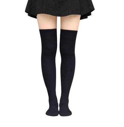 Bestjybt Thigh High Socks Cotton Warm Long Over Knee High Stockings | Knee High Socks, Stay in Place Well, Comfortable, Soft, Thick, Suitable For Winter/Snowy Weather, Smooth Look, Well Made