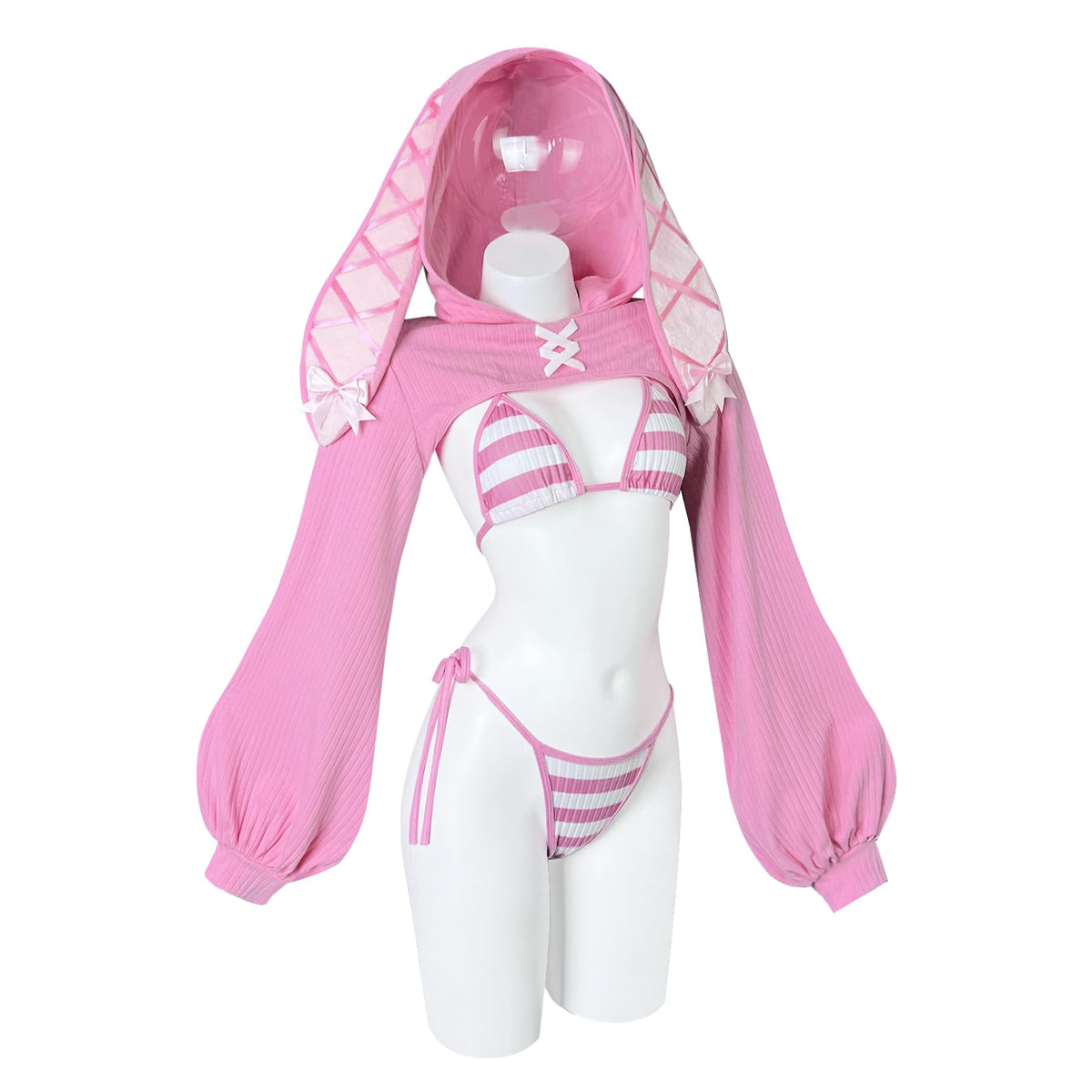Bunny Bodysuit Maid Outfit Cosplay Set | Exotic Costumes，Bunny Costume，Animal Costume，Cosplay Lingerie Set，Kawaii Cosplay，Halloween Costume，Festival Outfit