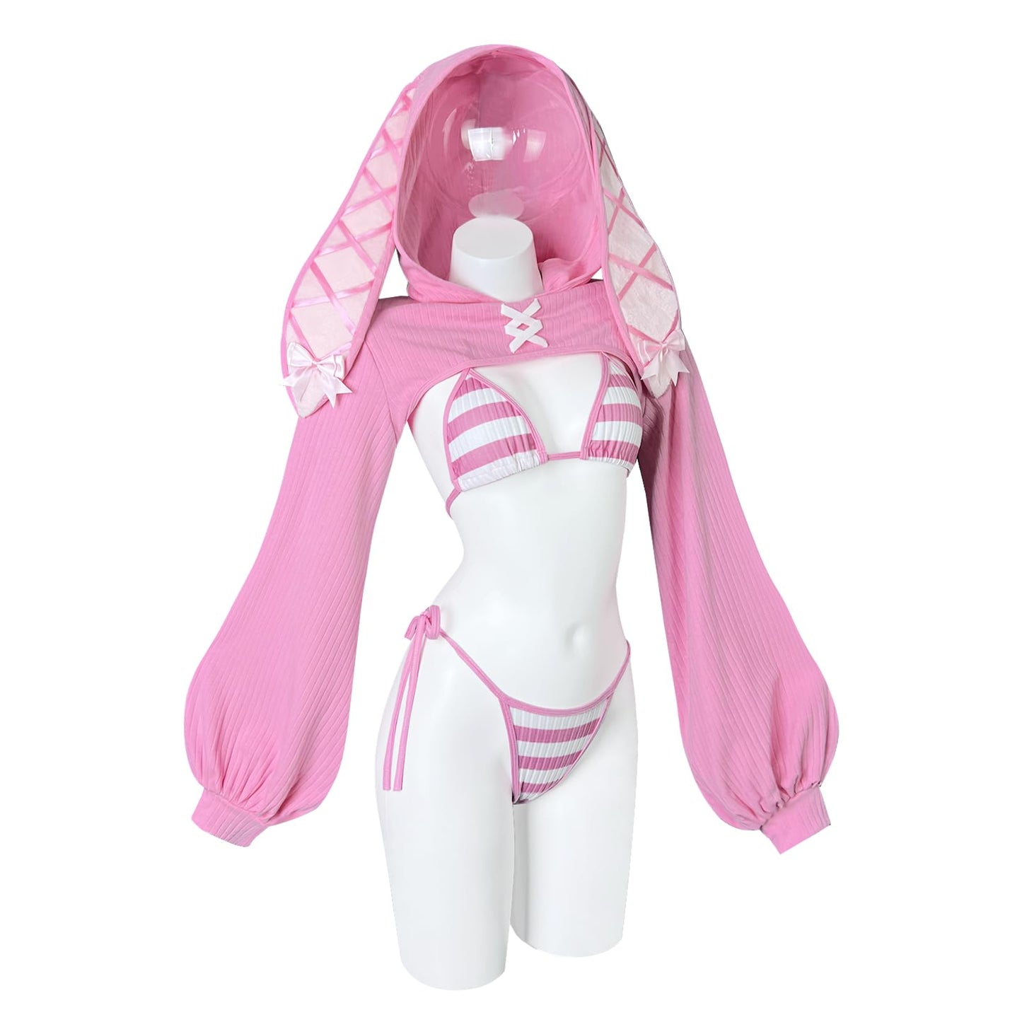 Bunny Bodysuit Maid Outfit Cosplay Set | Exotic Costumes，Bunny Costume，Animal Costume，Cosplay Lingerie Set，Kawaii Cosplay，Halloween Costume，Festival Outfit