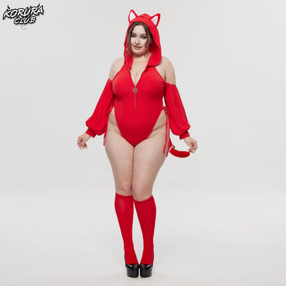 Cat Maid Outfit Sweater Cosplay Lingerie Set | Lingerie Set，Animal Cosplay Lingerie，Women's Exotic Costumes，Kitten Cosplay，Festival Outfit，Halloween Costume