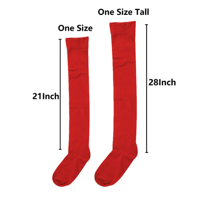 Bestjybt Thigh High Socks Cotton Warm Long Over Knee High Stockings | Knee High Socks, Stay in Place Well, Comfortable, Soft, Thick, Suitable For Winter/Snowy Weather, Smooth Look, Well Made