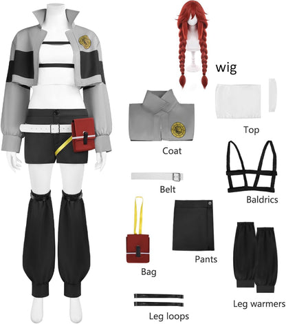 Riyo Cosplay Costume Outfit Jacket Gachiakuta Cosplay Women Suit Set Full for Halloween
