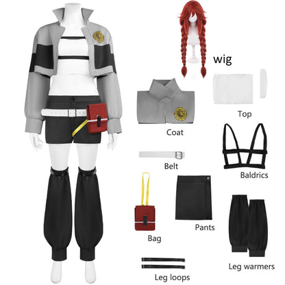 Riyo Cosplay Costume Outfit Jacket Gachiakuta Cosplay Women Suit Set Full for Halloween