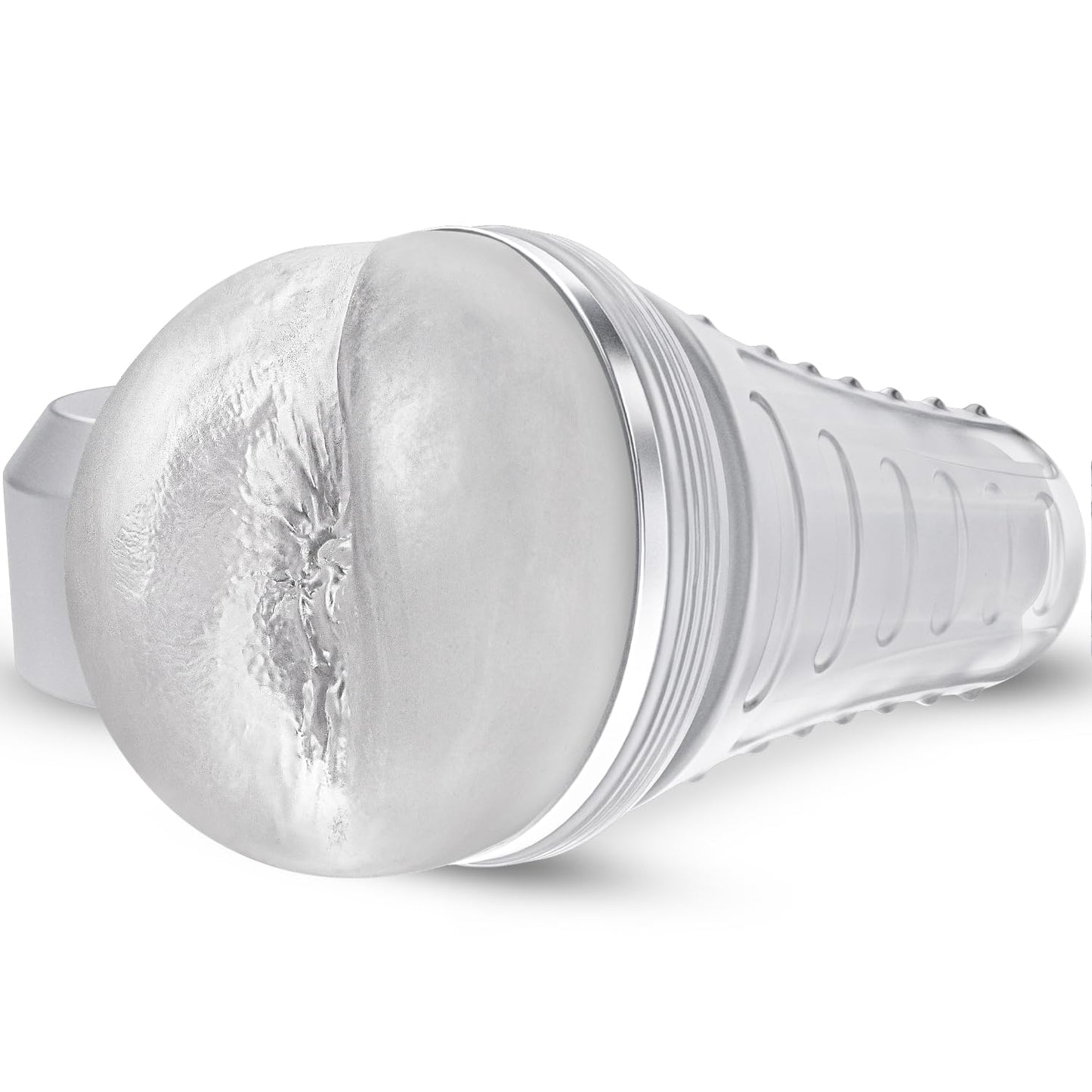 Male Masturbator Realistic Pocket Pussy Vagina Textured with 7.5in Depth Soft and Fleshy Texture,Penis Training Masturbators Sex Machine Toy for Men (Transparent)