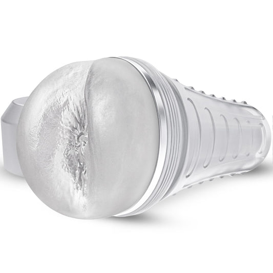 Male Masturbator Realistic Pocket Pussy Vagina Textured with 7.5in Depth Soft and Fleshy Texture,Penis Training Masturbators Sex Machine Toy for Men (Transparent)