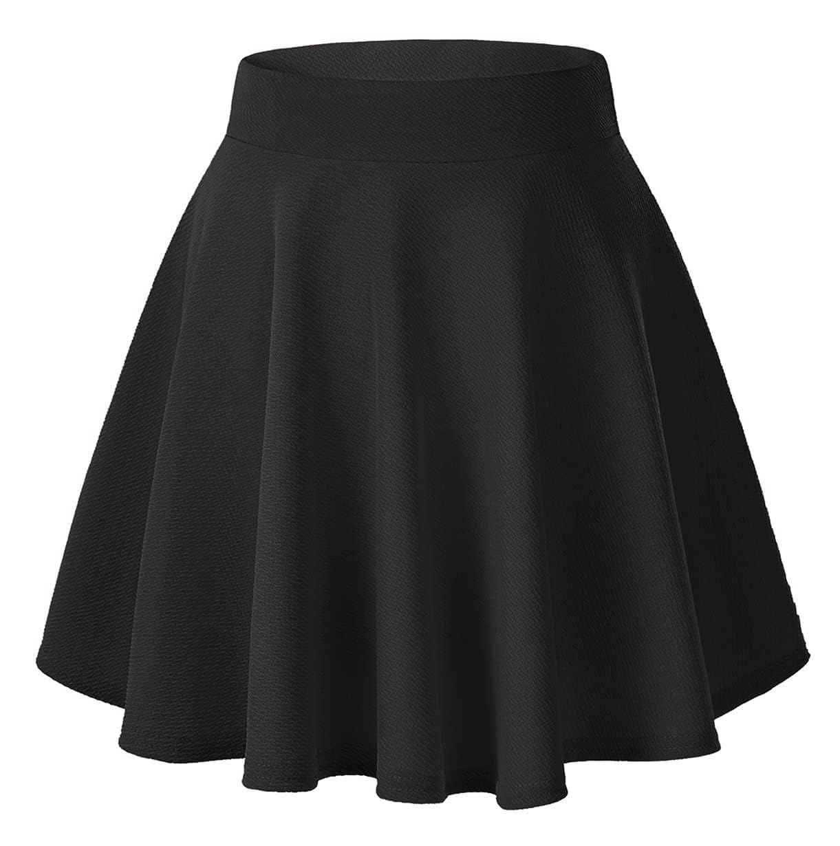 Urban CoCo Basic Versatile Stretchy Flared Casual Mini Skater Skirt