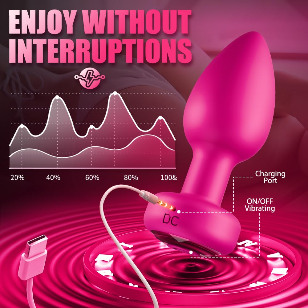 Anal Plug Vibrating Butt Plug, Adult Sex Toys 3PCS Silicone Anal Plugs, Anal Sex Toys with Remote Control 10 Vibrating Vibrator for Men, Anal Toys Adult Sex Toy & Games Prostate Massager