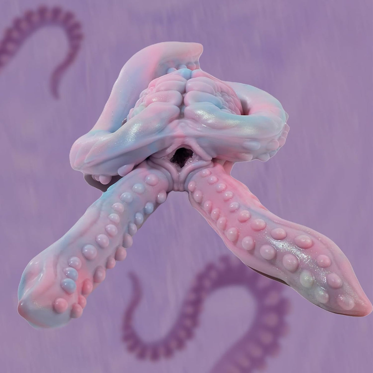 Fantasy Masturbator Male Masturbator with 4 Soft Tentacles Fantasy Sex Toys | Fantasy Male Masturbator Enclosed Single-Channel,Fantasy Stroker with 4 Silicone Tentacles Anal Plug and Monster Dildo