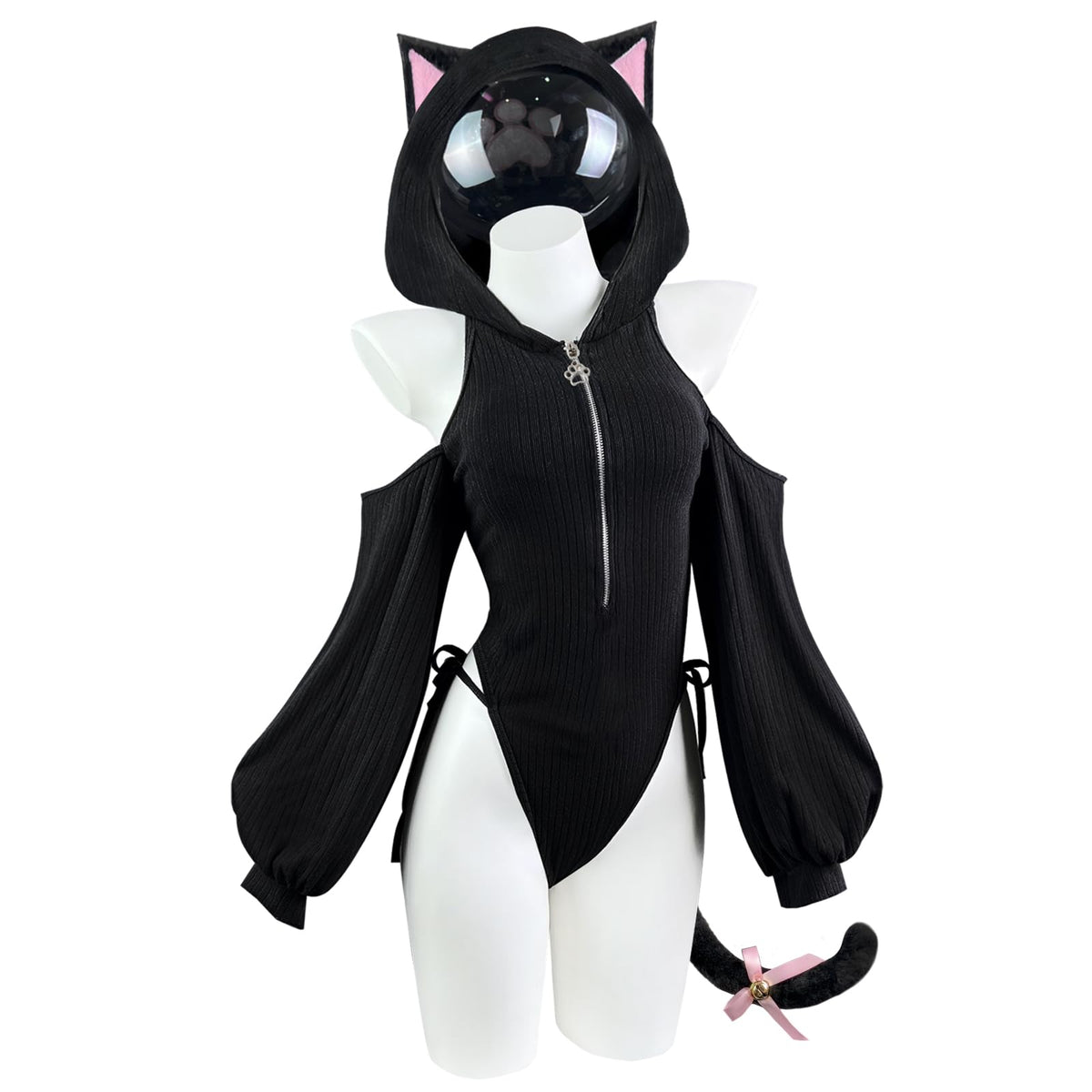 Cat Maid Outfit Sweater Cosplay Lingerie Set | Lingerie Set，Animal Cosplay Lingerie，Women's Exotic Costumes，Kitten Cosplay，Festival Outfit，Halloween Costume