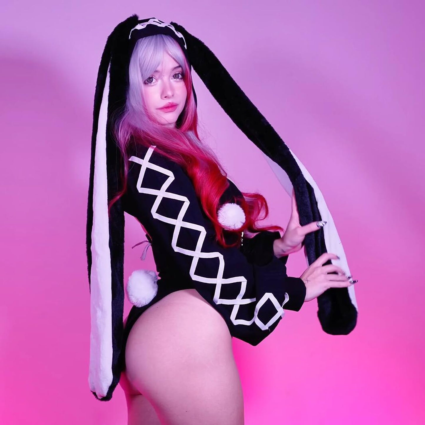 Bunny Bodysuit Maid Outfit Cosplay Set | Exotic Costumes，Bunny Costume，Animal Costume，Cosplay Lingerie Set，Kawaii Cosplay，Halloween Costume，Festival Outfit