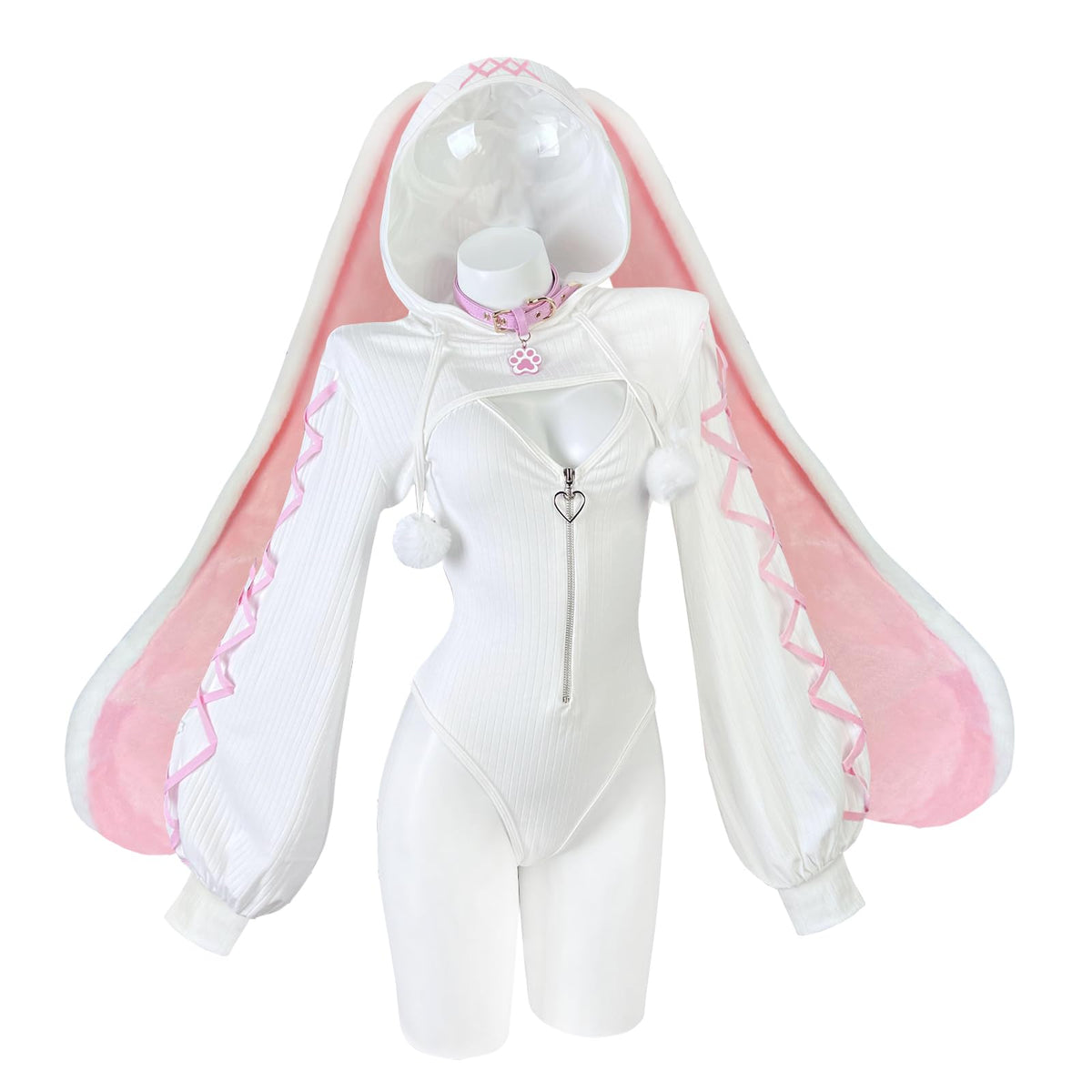 Bunny Bodysuit Maid Outfit Cosplay Set | Exotic Costumes，Bunny Costume，Animal Costume，Cosplay Lingerie Set，Kawaii Cosplay，Halloween Costume，Festival Outfit
