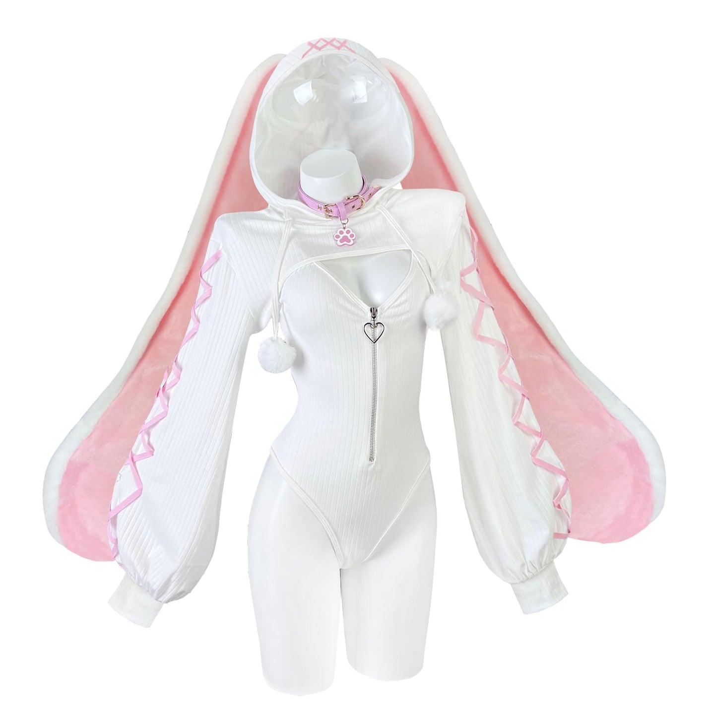 Bunny Bodysuit Maid Outfit Cosplay Set | Exotic Costumes，Bunny Costume，Animal Costume，Cosplay Lingerie Set，Kawaii Cosplay，Halloween Costume，Festival Outfit