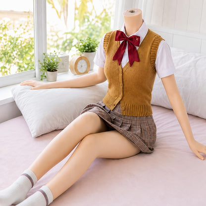 White TPE Female Sex Doll with Small Breasts–Realistic Adult Love Doll | Premium Full Size Love Doll for Men,Crafted with Soft Gel Breasts and Stable Standing Feet for Lifelike Posing and Comfort.