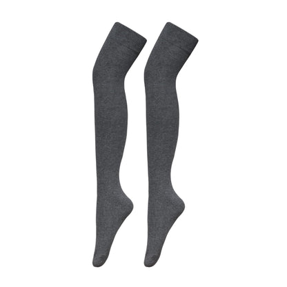 Bestjybt Thigh High Socks Cotton Warm Long Over Knee High Stockings | Knee High Socks, Stay in Place Well, Comfortable, Soft, Thick, Suitable For Winter/Snowy Weather, Smooth Look, Well Made