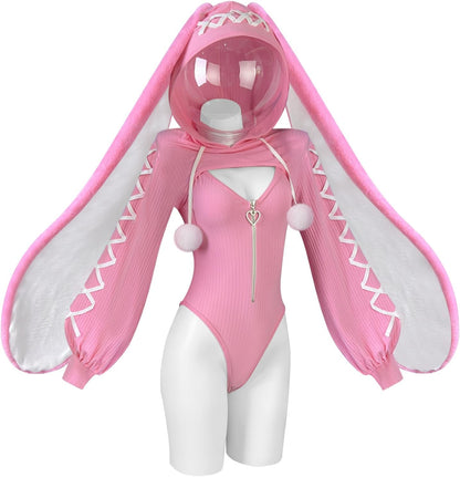Bunny Bodysuit Maid Outfit Cosplay Set | Exotic Costumes，Bunny Costume，Animal Costume，Cosplay Lingerie Set，Kawaii Cosplay，Halloween Costume，Festival Outfit