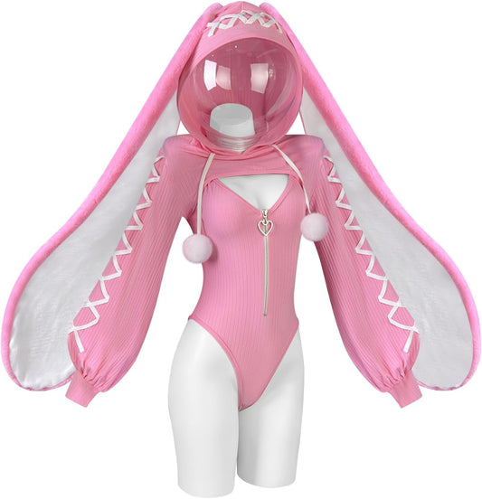 Bunny Bodysuit Maid Outfit Cosplay Set | Exotic Costumes，Bunny Costume，Animal Costume，Cosplay Lingerie Set，Kawaii Cosplay，Halloween Costume，Festival Outfit