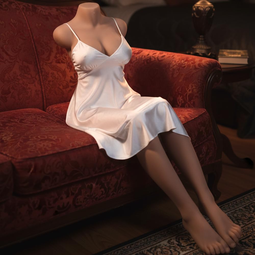13.22lb TPE Sex Doll with Leg, Gel Breast Dual Channel Male Masturbator