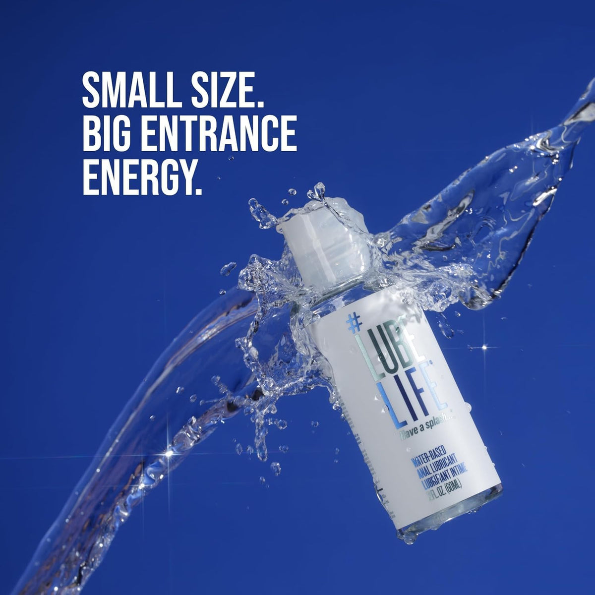LUBELIFE Water Based 3X Anal Lube, Personal Lubricant, 12 Fl Oz | Extra thick anal glide with triple cushion, non-sticky water-based formula, toy and condom compatible, smooth confident glide
