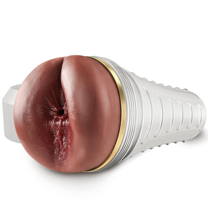 Male Masturbator Realistic Pocket Pussy Vagina Textured with 7.5in Depth Soft and Fleshy Texture,Penis Training Masturbators Sex Machine Toy for Men (Transparent)