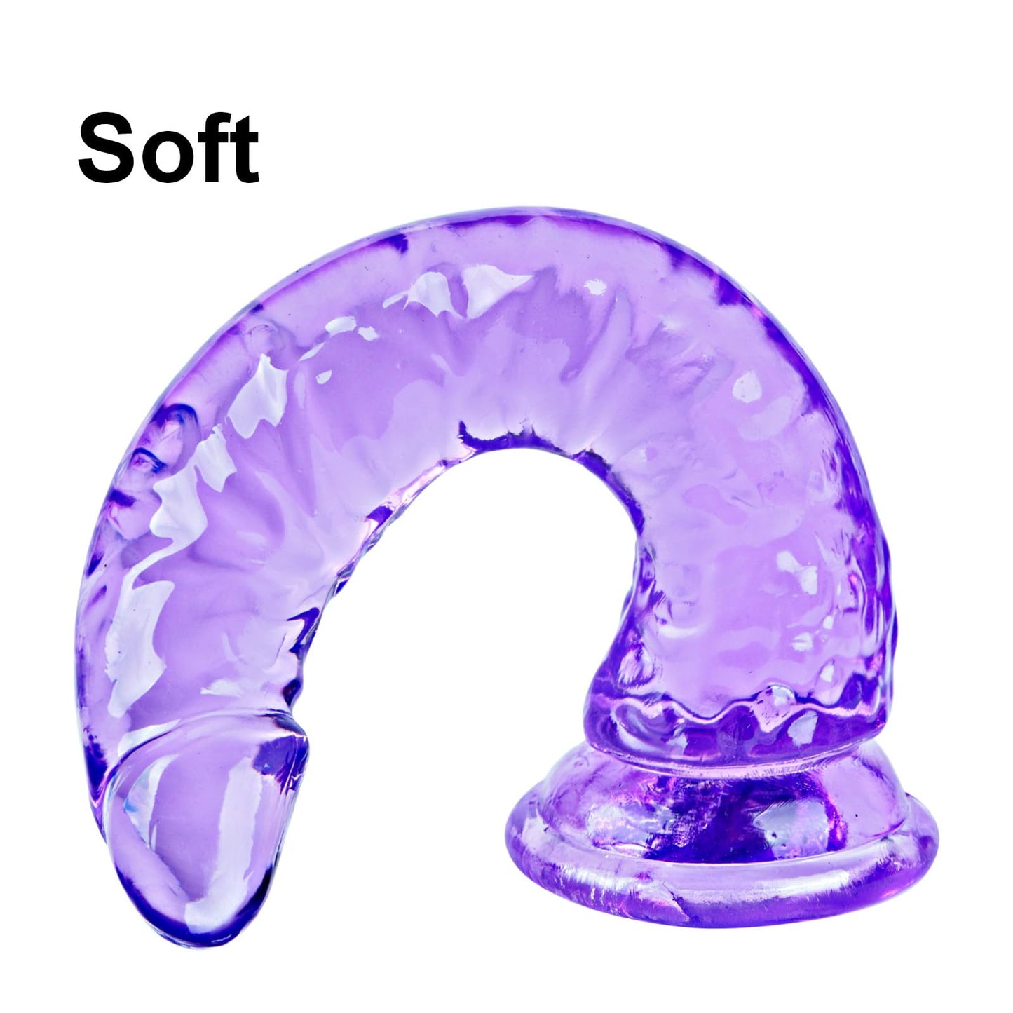Clear Suction Realistic Dildo Set - 3 Sizes(small6.4'',big7.4'', huge9.6'') for Anal and Vaginal Pleasure - Perfect for Beginners to Advanced Users Lifelike Penis