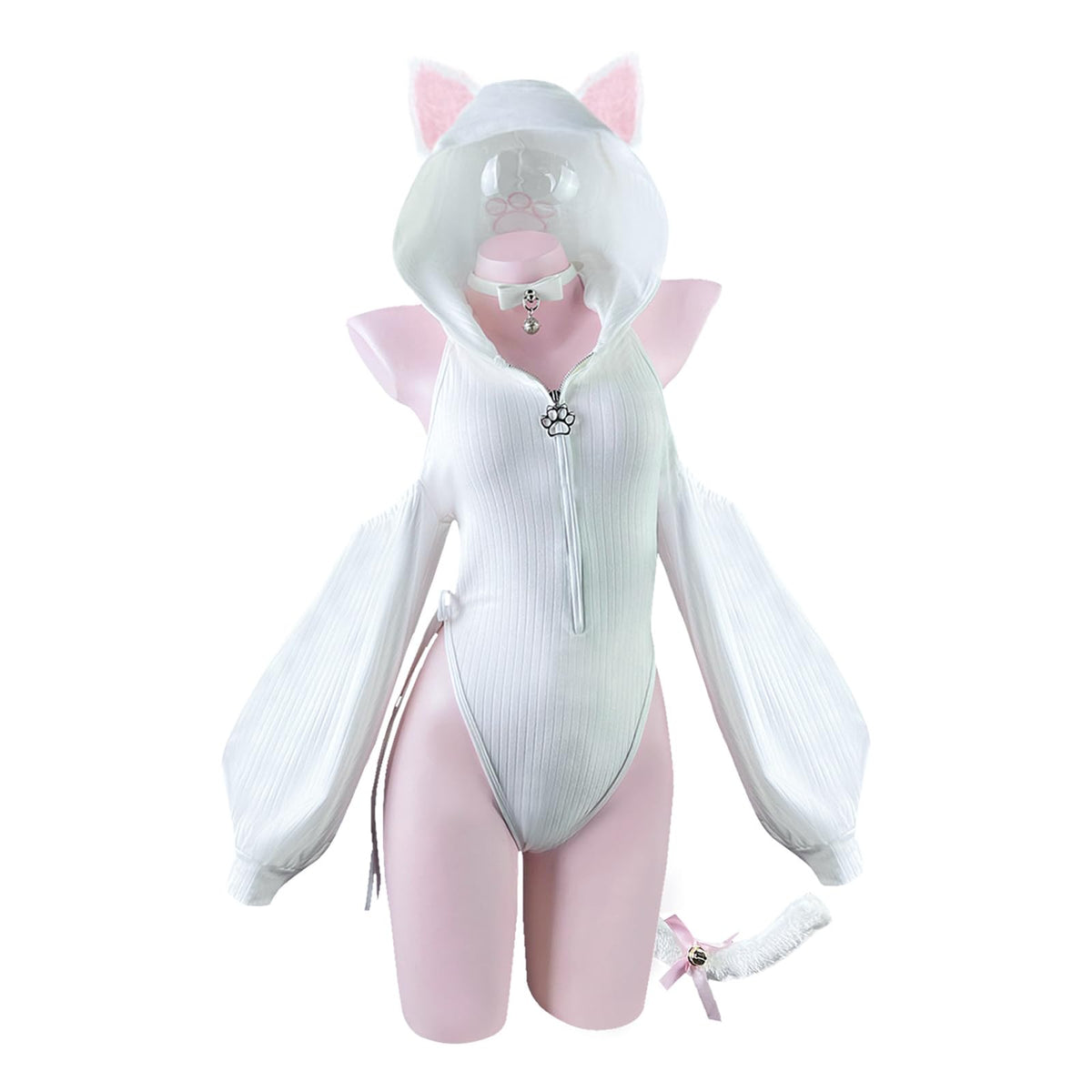 Cat Maid Outfit Sweater Cosplay Lingerie Set | Lingerie Set，Animal Cosplay Lingerie，Women's Exotic Costumes，Kitten Cosplay，Festival Outfit，Halloween Costume