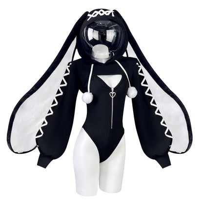 Bunny Bodysuit Maid Outfit Cosplay Set | Exotic Costumes，Bunny Costume，Animal Costume，Cosplay Lingerie Set，Kawaii Cosplay，Halloween Costume，Festival Outfit