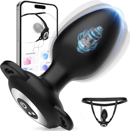 Anal Plug Vibrating Butt Plug, Adult Sex Toys 3PCS Silicone Anal Plugs, Anal Sex Toys with Remote Control 10 Vibrating Vibrator for Men, Anal Toys Adult Sex Toy & Games Prostate Massager