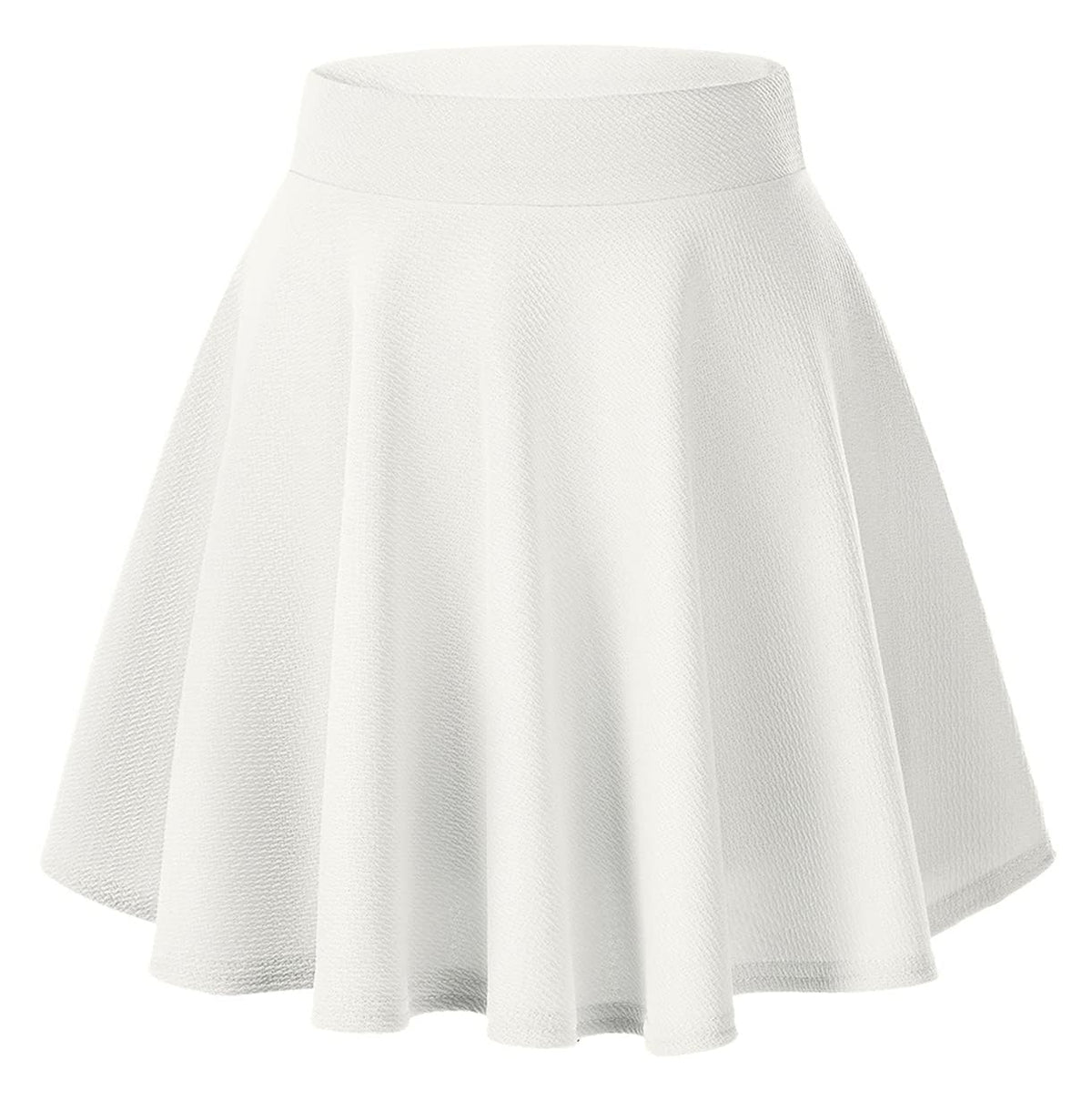 Urban CoCo Basic Versatile Stretchy Flared Casual Mini Skater Skirt